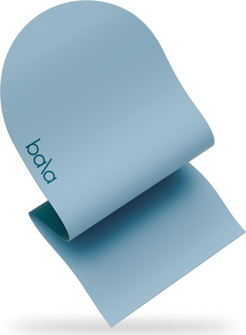 Bala Yoga Mat for Home Gym - Non Slip Exercise Mat for Home Workout, Stretching, Pilates, Aerobics & Floor & Fitness Work Out - Indoor Exercising Mat (Sea)