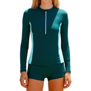TUONROAD Girls Rash Guard Swimsuit Two Piece Long Sleeve Padded Bathing Suits for Teens Girls' Swimwear 12Y