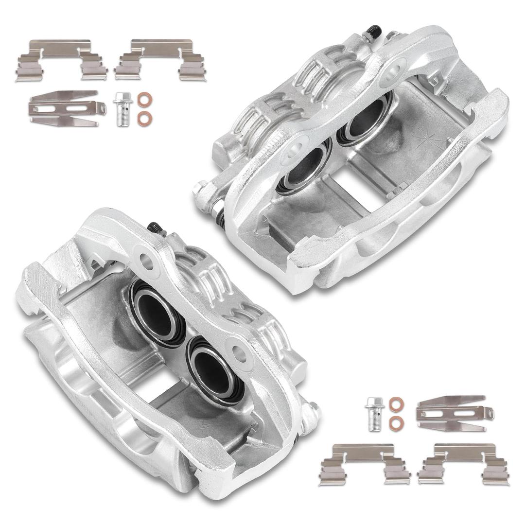 UNITHUB Rear Brake Caliper Set Right + Left Assembly w/Bracket 18-B4765 18-B4764 Compatible for Chevy Avalanche Silverado Suburban Tahoe Yukon 2000-2007 (Set of 2)