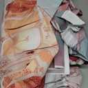 10x8ft Pink Christmas Decorations Backdrop Wonderland Winter Xmas Pink Candy Castle Christmas Tree Background Sweet Candy Cottage Snow Snowflake New Year Birthday Banner Photo Booth