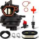 Upgraded 2026 799584 594058 Carburetor Kit - Compatible with Briggs & Stratton Carb 594057 592361 594529 09P600 series Troy Bilt TB110 TB200 103M02 09P702 550EX 625EX 675EX 725 LC121P 163cc Mower