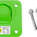 FRONTLINE FALL PROTECTION COP01 Concrete and Steel D-Ring Reusable Anchor Plate | Concrete Walls,Ceilings,Columns | ASTM rated steel | OSHA & ANSI Compliant