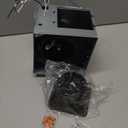 Fitop Bathroom Fan with Light,110CFM 1.0 Sones 1200lm LED Light 3000K/4000K/5000K Selectable,120V 43W Quiet Bathroom Ventilation Exhaust Fan for Shower/Restroom/Office/Home(gold)