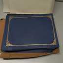 SUNEE Certificate Holders(Navy Blue, 30 Packs), Diploma Covers Gold Foil Border, for Letter Size 8.5x11 Certificates, Cardstock, Document Papers