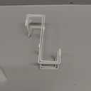 FYY 2 Packs Over The Door Hooks, Heavy Duty Door Hanger Hook, No Drill Wall Hooks for Hanging Coat, Towel, Bag in Bathroom, Closet Fits Most Doors Up to 1-7/8" Thickness White