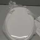 KOHLER K4732-RL-0 Transitions Elongated Toilet Seat Closed-Front with Integrated Child-Size Seat, Quiet-Close, and Grip-Tight Bumpers, White