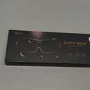 MZOO Luxury Sleep Eye Mask for Side Sleeper Men Women, Zero Eye Pressure 3D Sleeping Mask, Light Blocking Patented Design Night Blindfold, Soft Eye Shade Cover for Travel, Black