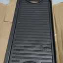 GGC Cast Iron Reversible Griddle, 2-in-1 Griddle Pan for Gas Stove Tops, Gas Grills and Camping, 20 x 10.5 Flat and Ribbed Griddle Plate for Indoor and Outdoor Cooking