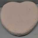 B FSOBEIIALEO Storage Ottoman Cube, Heart Shaped Ottomans with Storage Foot Stool Footrest for Lving Room, Boucle Ottoman Seat for Dorm Room, Faux Teddy Fur, Pink 15"x15"x15"