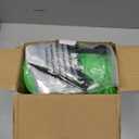 Shappy 6 ft Huge Mardi Gras Inflatable Decoration Inflatable Alligator with Crown Necklace Built in LED Lights Blow up Alligator for Mardi Gras Yard Garden Outdoor Decoration