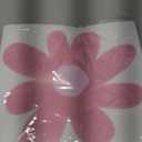 TaoBary 12 Sheet Daisy Wall Sticker Decal Removable Cute Daisy Bedroom Room Decor Flower Wall Sticker Pink White Flower Decal Wallpaper Peel and Stick for Nursery Home(Pink Color,Vibrant Style)