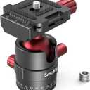 SmallRig Tripod Ball Head 360 Degree Rotating Panoramic Ballhead with 1/4 inch Quick Shoe Plate, Max Load up to 5 kg/ 11lb, for Tripod Monopod Slider DSLR Camera Camcorder - 3034