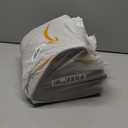 OIAHOMY 75L Large Woven Cotton Rope Storage Basket with Handle for Organizing Blanket and Toys for Living Room, Nursery, Brown Variegated 22x17x12