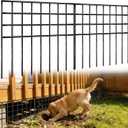 42.5ft(L) x 13in(H) Garden Fence Animal Barrier, 30 Panels No Dig Fence Panels for Dog Rabbit, Rustproof Metal Dig Defence Fencing Bottom Barrier, Anti Digging Garden Edging Border for Outdoor, Yard