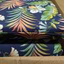Arden Outdoor Deep Seat Cushion Set, 24x24, Blue Tropical