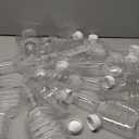 12 Pack 16 oz Clear Plastic Salad Dressing Bottles, Bulk Empty Squeeze Bottles with White Flip Top Caps for BBQ, Condiments, Sauce, Ketchup, Salad Dressing