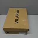 Vilanva Platform Slippers for Women Cozy Fur Lined Slip on Mary Jane Winter Shoes Warm Comfy House Slippers for Indoor Outdoor (8.5, Taupe)