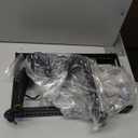 ROOHUA Pot Rack -Expandable Pan Organizer for Cabinet, Lid Holder with 10 Adjustable Compartment for Kitchen Cabinet Cookware Baking Frying Rack (Black)