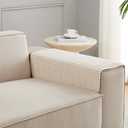 Meider Sofa Armrest Cover Couch Arm Cover Armchair Covers, 2pcs 26x30 inch Anti-Slip Couch Arm Protectors Sofa Arm Covers (Cream White)