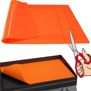 Blackstone Silicone Griddle Cover 36 INCH, Easy Cut to Fit 36",30", 28", 22", Blackstone Silicone Mat All Season Flat Top Protective Grill Cover (36" x 21" x 1")