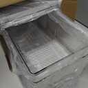 2 Pack Stackable Storage Drawers,Plastic Organizers Bins, Drawers Storage with Handles and Movable Dividers for Organization and Storage in Fridge,Bathroom, Pantry, Kitchen Cabinets, Under Sink