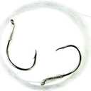 Eagle Claw 580H-30-3/4 Salmon Mooching Hook, 30 lb/Size 3/0 - Size 4/0 2 Pack