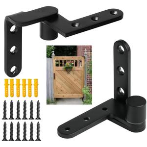 180°Rotating Pivot Hinges,Suitable for Doors with Thickness 20mm-40mm, Max Load 150lbs, for Wood Door,Plastic Door.Saloon Door Hinges, Fence Gate Hinges,Yard Door Hinges
