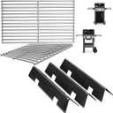 Grill Parts for Weber Spirit 2 Parts GS4 Spirit II & I E210 S210 E220 S220, GS4 Replacement for Weber Spirit 2 Stainless Steel Grates 7637 64815, Flavorizer Bars 7635 67045 69796 for Weber Grill Parts