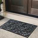 A1 Home Collections 20-LB Heavy Duty Rubber Doormat 30"×48" - Won't Blow Away | Outside Front Door Mat, Mud Dirt Scraper, Non-Slip Drainage Mat for Entryway Patio Garage, All-Weather, 100% Rubber Mats