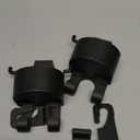 2 PCS Back Seat Cup Holder Hook, Multifunction Car Seat Back Storage Hook, Car Rear-mounted Mobile Phone Holder, Universal for Most Cars (Black)