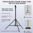 BEIYANG Backdrop Stand, 7.5 FT x 10 FT Adjustable Photography Background Support System Kit with Carrying Bag for Photo Video Studio