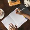 2026 Daily Monthly Planner - Calendar, January - December 2026, 100GSM Thick Paper, Leather Cover, Planner with Hourly Schedule,6.1" x 8.2", Daily Inside Page - Monthly Inside Page, Pen Holder, Bookmarks (Dark Gray)