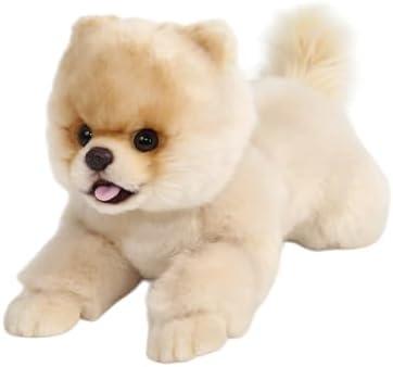 16 Inch- Pomeranian Stuffed Animals Toy Dog,Plush Puppy Realistic Cute Toy Dog Present Gift for Girls Boys
