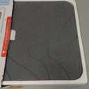 Juerlen 2 Pack Diatomaceous Earth Shower Mat, Stone Bath Mat, Nonslip Super Absorbent Fast-Drying Hard Bath Mat for Bathroom Shower Floor, 24 x 16 inch, Grey Wave Design