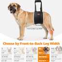 LOOBANI Dog Sling for Large Dogs Hind Leg Support, Portable Dog Lift Harness for Back Legs, Comfortable Leg Support Assistance for Elderly Dogs with Hip, ACL Brace, Senior, Injured