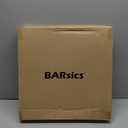 Square Wood Serving Tray with Handle, Ottoman Decorative for Home, 16x16 inches Black