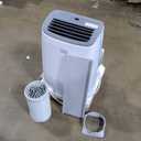 BLACK+DECKER Portable Air Conditioner, 8,000 BTU (3,950 BTU SACC) for Rooms up to 400 Sq. Ft., Portable AC with Follow Me Remote Control and Window Kit, BPACT08WT, White