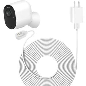 Arlo Camera Charger - Outdoor & Indoor, Power for Arlo Pro 3, 4, Ultra, Ultra 2, Pro 5S 2K - 16ft Long Charging Cable