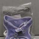 Best Pet Supplies Voyager Step-in Air Harness - All Weather Mesh, Reflective, No Pull Harness for Dogs, Cats - Secure with Hook & Loop Fastener, Buckle, Double D-Rings - Lavender, S