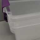 Sterilite 12-Pack ClearView Latch Box, Stackable Organizer Bins with Lids, 15 Quart - Clear Plastic Organization Containers for Closet, Bedroom, Shelving Units and Home or Office Storage