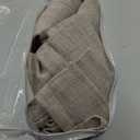 RAIN CITY Beige Sheer Curtains 132 Inches Long with Pinch Pleat,Memory Trained Pleated Drapes Hooks Linen Textured Boho Extra Long 11 ft Curtain for Dining Bedroom 42 Inch Wide Each Panel