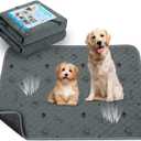 Washable Pee Pads for Dogs - 2-Pack Super Absorbent Reusable Puppy Training Pads- 100% Waterproof Whelping Pads Non-Slip Dog Mats for Floor Protector, Couch Cover, Crate, Potty Training -18" x 24" (18x24 Inch(Pack of 2))