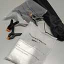 Product Photography Photo Backdrops Stand Kit, Photo Background, 26.8x50in White Black Backdrop Background with 26x29in Small T-Shape Backdrop Stand Tabletop Photo Shoot for Jewelry Cosmetics