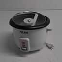 Aroma Housewares Aroma 6-cup (cooked) 1.5 Qt. One Touch Rice Cooker, White (ARC-363NG), 6 cup cooked/ 3 cup uncook/ 1.5 Qt.