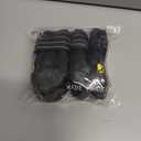 Hcpet Dog Boots for Large Dogs, Dog Shoes for Winter Snow Hot Pavement, Paw Protector Dog Booties Designed for Comfort and Breathability, Outdoor Booties for Small Medium Dogs for Hiking Black Size 2