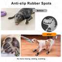 BEAUTYZOO Non-Slip Dog Socks to Prevent Licking Paws, Dog Shoes for Hot Pavement, Paw Grip Protector Traction on Wood/Hardwood Floors, Alligator, L