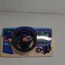 Melissa & Doug Vroom & Zoom Interactive Wooden Dashboard Steering Wheel Pretend Play Driving Toy - FSC Certified