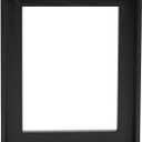 Canvas Floater Frames for Canvas Art 0.8inch Depth Frames for Canvas Painting Floating Frame Plastic Floater Frame for Canvas Prints (Black, 8 x 10 inch)