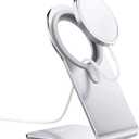 Stand for MagSafe Charger, CreaDream Aluminum Stand Holder for iPhone 16 15 14 13 12 Series, Magsafe Accessories Compatible with iPhone 16 15 14 13 12 Plus, Pro, Pro Max [MagSafe Charger Not Included]