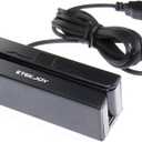 ETEKJOY USB 3-Track Magnetic Stripe Card Reader POS Credit Card Reader Swiper MagStripe Swipe Card Reader ET-MSR90